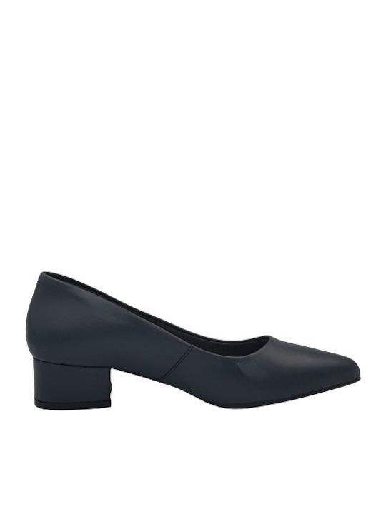 Ragazza Pumps mit Chunky flachem Absatz Blau