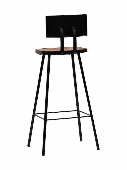 Metallischer Gartenhocker Für Bar Außengebrauch Braun 4 Stück 45x36x99cm