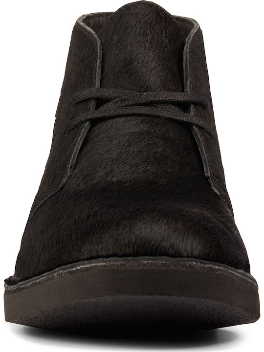 Desert Boot 2 Δερμάτινα Γυναικεία Μποτάκια Μαύρα