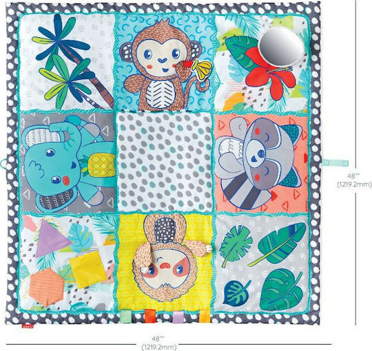 Infantino Giant Sensory Discovery Play Mat for Newborns