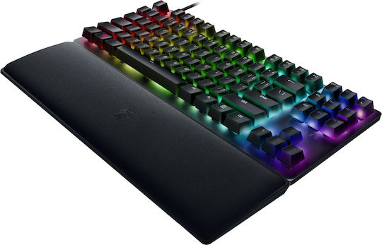 Razer Huntsman V2 TKL Оптичен Гейминг Клавиатура Без ключове с Razer Clicky суичове и RGB подсветка (Английски US) Черен