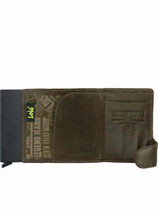 Leather Men's Wallet Classic with RFID Brown