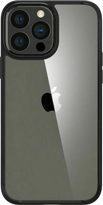 Spigen Ultra Hybrid Back Cover Πλαστικό / Σιλικόνης Matte Black (iPhone 13 Pro)