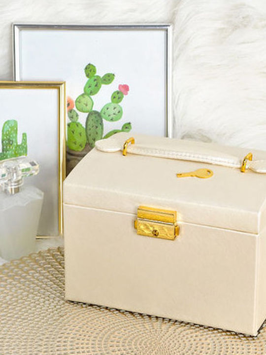 Cb cases Jewellery Box with Drawer & Mirror 17.5x13.8x17.5cm Cb cases Jewellery Box with Drawer & Mirror 17.5x13.8x17.5cm