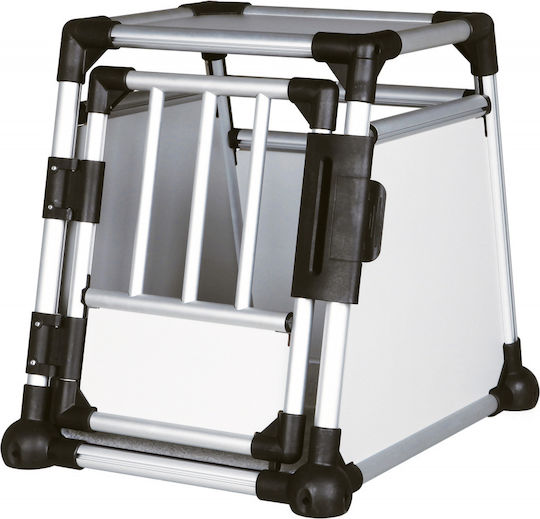 Trixie Transporter Кенел за превоз на кучета с колела Сив 64x57x48см
