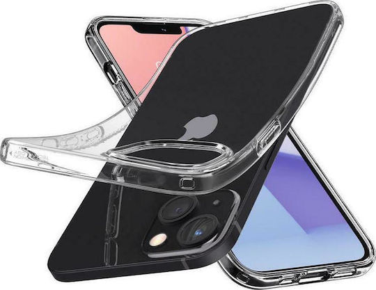Spigen Liquid Crystal Back Cover Σιλικόνης 2mm Διάφανο (iPhone 13)
