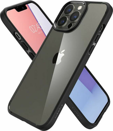 Spigen Ultra Hybrid Back Cover Πλαστικό 2mm Matte Black (iPhone 13 Pro Max)