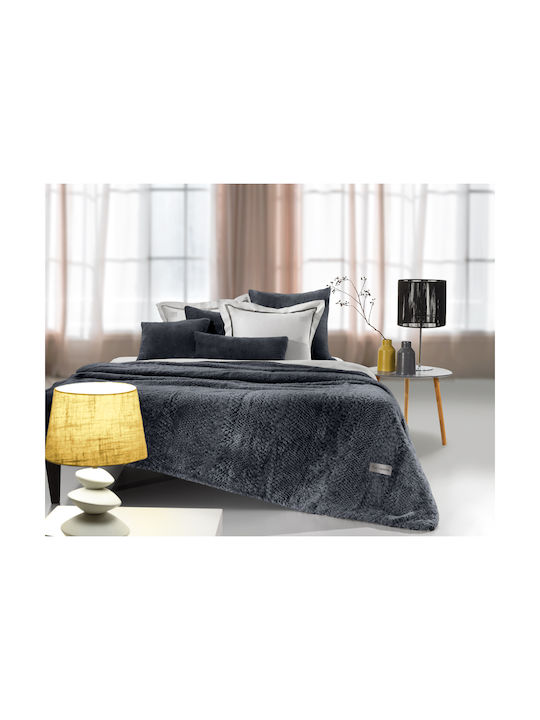 Guy Laroche Decorative Pillow Case Crusty from Fur Carbon 60x60cm.