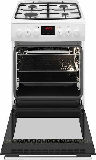 Amica 510GEH3.33ZpTaDpA(W) Cooker 65lt W50cm. White