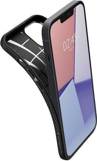 Spigen Liquid Air Back Cover Σιλικόνης Matte Black (iPhone 13 mini)