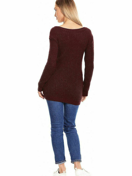 PeeKaBoo 40029 Pullover Schwangerschafts-Tops Burgundisch 132031