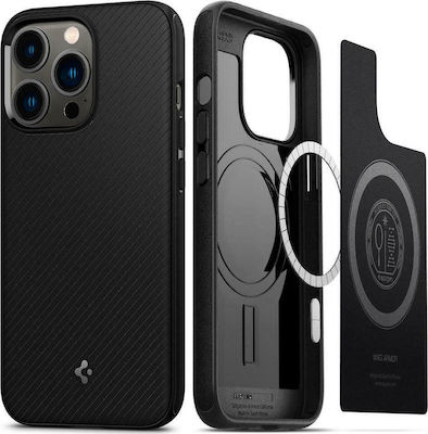 Spigen Mag Armor Silicone Back Cover Durable Matte Black (iPhone 13 Pro)