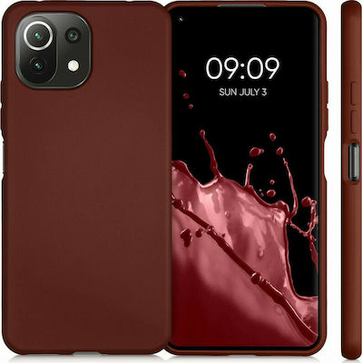 KWmobile Silicone Back Cover Metallic Ruby Red (Mi 11 Lite / 11 Lite 5G / 11 Lite 5G NE)