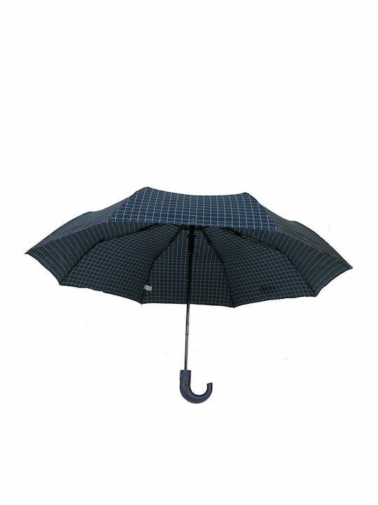 PRIVATO OY03-YS2-1 Umbrella with Automatic Opening plaid blue