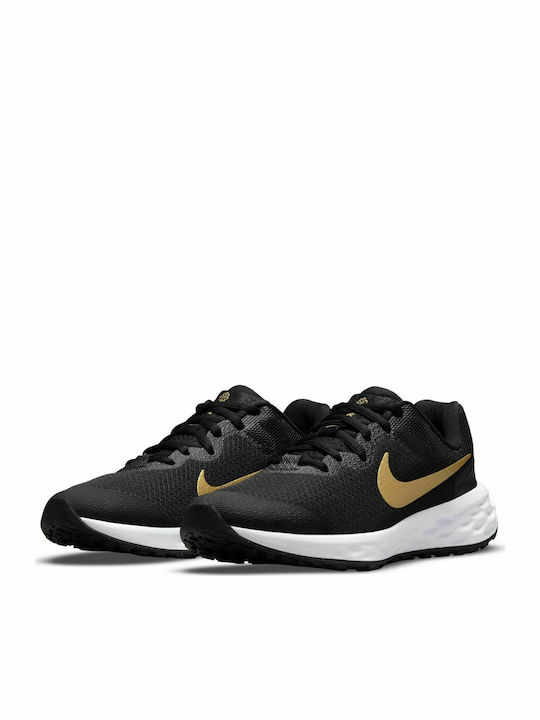 Nike Αθλητικά Παιδικά Παπούτσια Running Revolution 6 Μαύρα