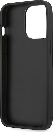 Guess Umschlag Rückseite Synthetisches Leder Schwarz (iPhone 13 Pro)
