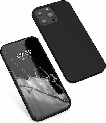 KWmobile Silicone Back Cover Black Matte (iPhone 13 Pro Max)