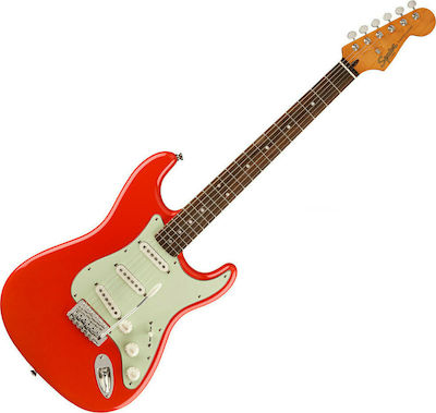 Fender Ηλεκτρική Κιθάρα Squier FSR Classic Vibe 60s Strat MPG FRD με SSS Διάταξη Μαγνητών και Tremolo Ταστιέρα Indian Laurel σε Χρώμα Fiesta Red