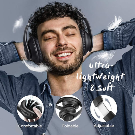 059 Pro/Lite Ασύρματα / Ενσύρματα Over Ear Ακουστικά Μαύρα