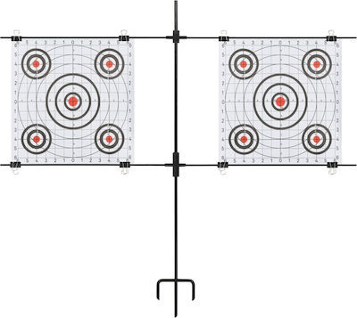 vidaXL Target Stand with Shooting Papers 78x76 cm