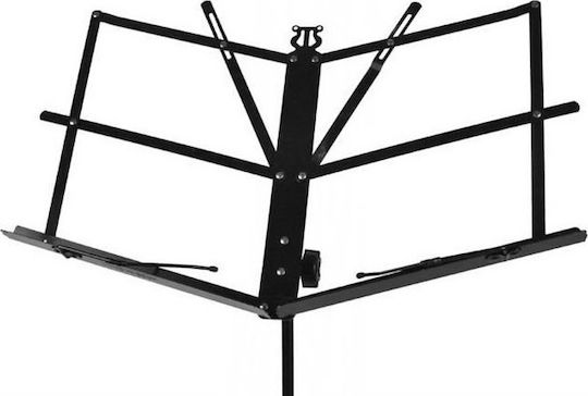 SPM Music Stand Height 65-123cm Black 00001307