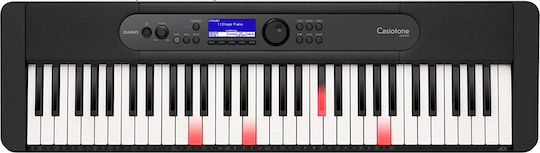 Casio Tastatur LK-S450 mit 61 Dynamisch Tasten Schwarz