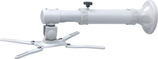 Newstar Βάση Projector Οροφής Beamer W050 με Μέγιστο Φορτίο 12kg Ασημί