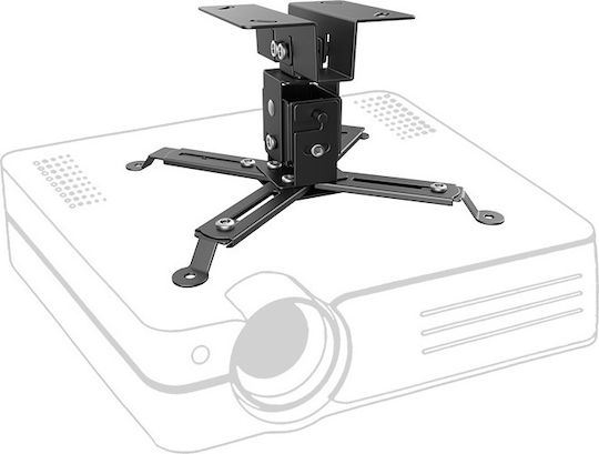 Sonora Projektorhalterung Decke Dual Project 650 Mount mit maximaler Belastung von 15kg Schwarz