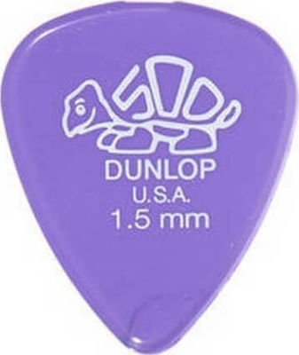 Dunlop Guitar Picks Delrin 500 Pick Thickness 1.5mm Set 12pcs