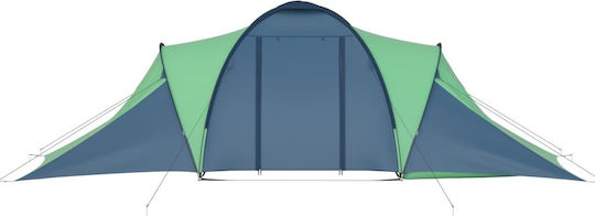 vidaXL Summer Camping Tent Tunnel with Double Cloth for 6 People 576x235x150cm