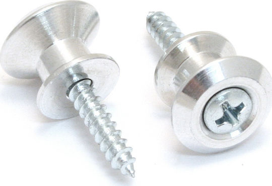 Dunlop 7100si Strap Button Silver