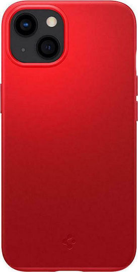 Spigen Thin Fit Back Cover Silicone 0.8mm Red (iPhone 13)