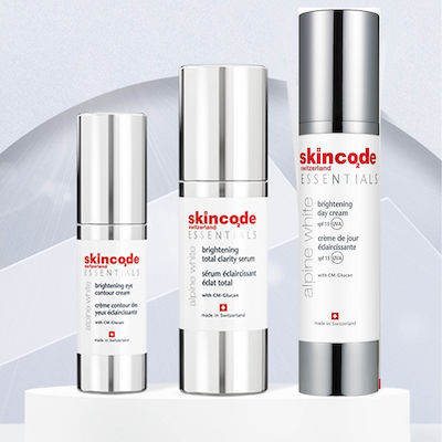 Skincode Alpine White Essentials Trio Σετ Περιποίησης με Κρέμα Προσώπου και Κρέμα Ματιών