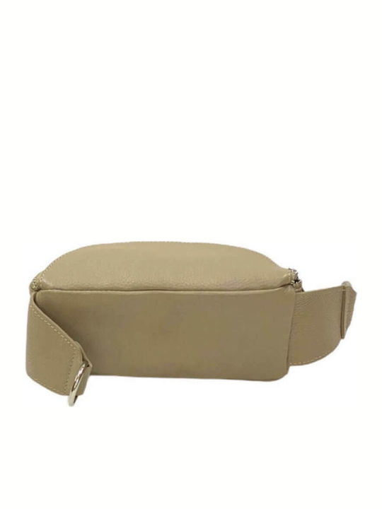Women's Waist Bag made of Genuine Leather of Excellent Quality in Cigar