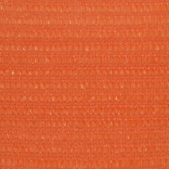 vidaXL Pânză de umbrire portocalie din HDPE 160 gr/m² Triunghi Umbrela Sail Portocaliu 3x3x4.2m 160gr/m²