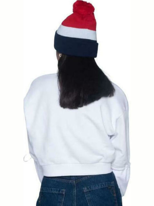 Kato Knitted Beanie Cap Red True