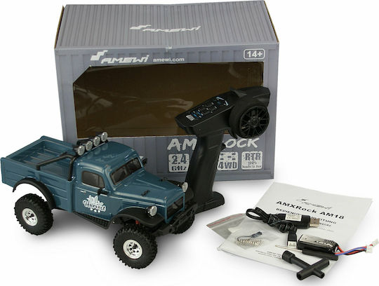 Amewi AMXRock AM18 Harvest Scale RTR Remote Controlled Car Crawler Blue