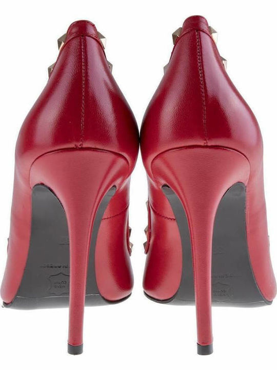 Pointed Toe Stiletto Red High Heels Π