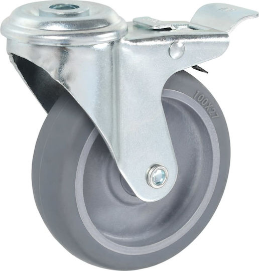 vidaXL 277894 Rotating Wheels Made of Rubber 24 Pieces 100mm