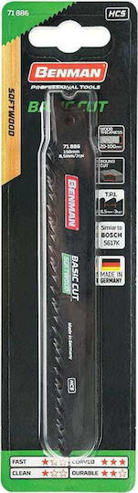 Benman 71879 Blade Basic Cut for Wood 300mm 5pcs