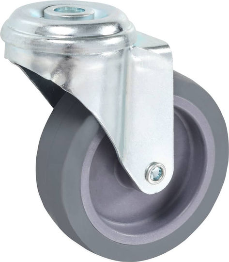 vidaXL 143424 Räder Drehend aus Gummi 4 Stück 75mm