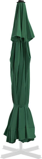 vidaXL Replacement Umbrella Fabric Green 5m