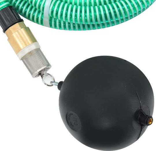 vidaXL 151049 Tubing Suction Green with Brass Connectors 15m 25mm