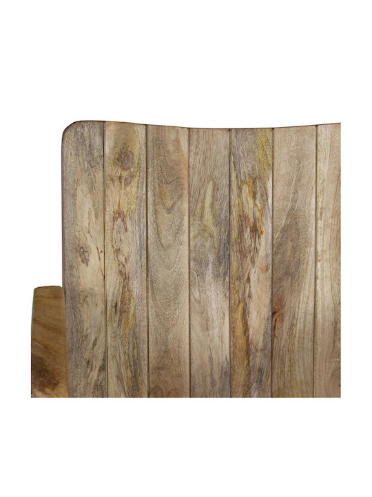 Outdoor Chair Wooden Black 102x55x83cm