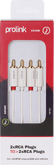 Prolink MP101 Cable RCA male - RCA male 2m