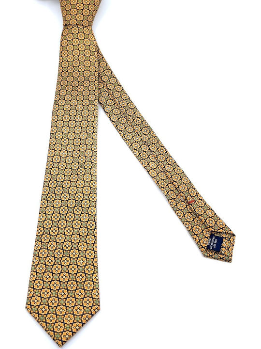 Legend Accessories L-051-91 Silk Men's Tie Printed Yellow