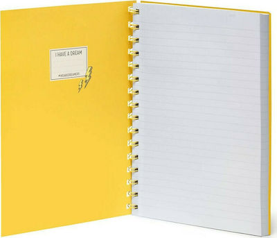 Legami Milano Flash Notebook Spiral A5 Ruled with Elastic Black