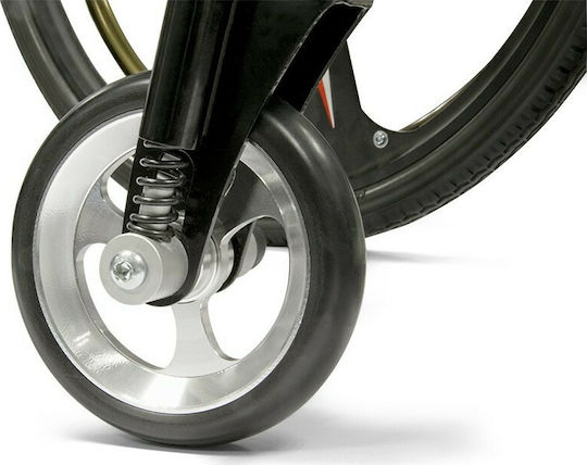 Vita Orthopaedics V Active 09-2-186 Αναπηρικό Αμαξίδιο Πτυσσόμενο Ελαφρού Τύπου 46cm 09-2-186 Κόκκινο