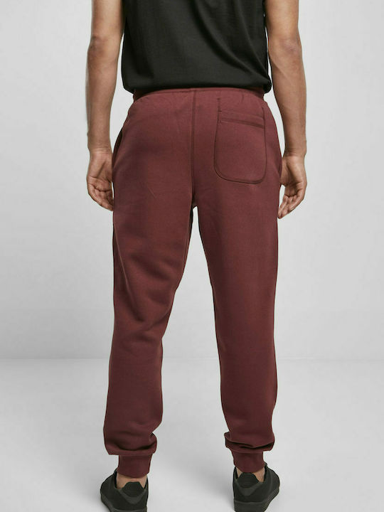 Urban Classics Herren-Sweatpants Cherry