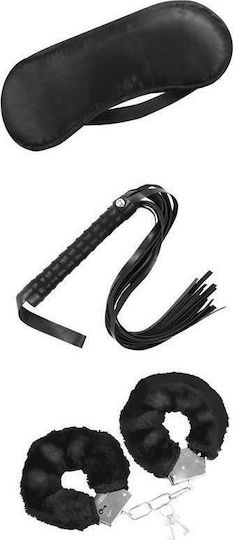 IntoYou BDSM Line Beginners Bondage Set 3 Pieces BDSM Kit in Black Color 3pcs